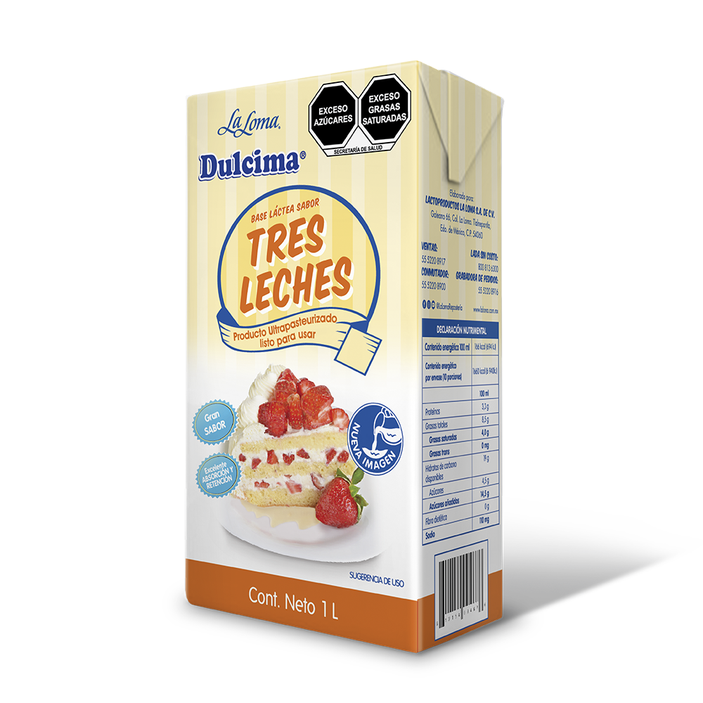 Dulcima Jarabe Tres Leches UHT 1 L
